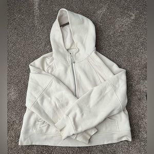 Lululemon oversized cropped 1/2 zip scuba